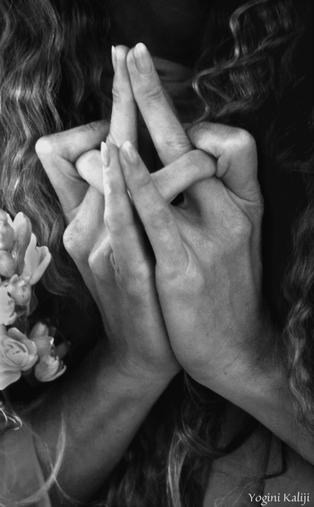 Yogini Kaliji in mudra