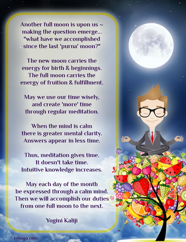 Full Moon Message